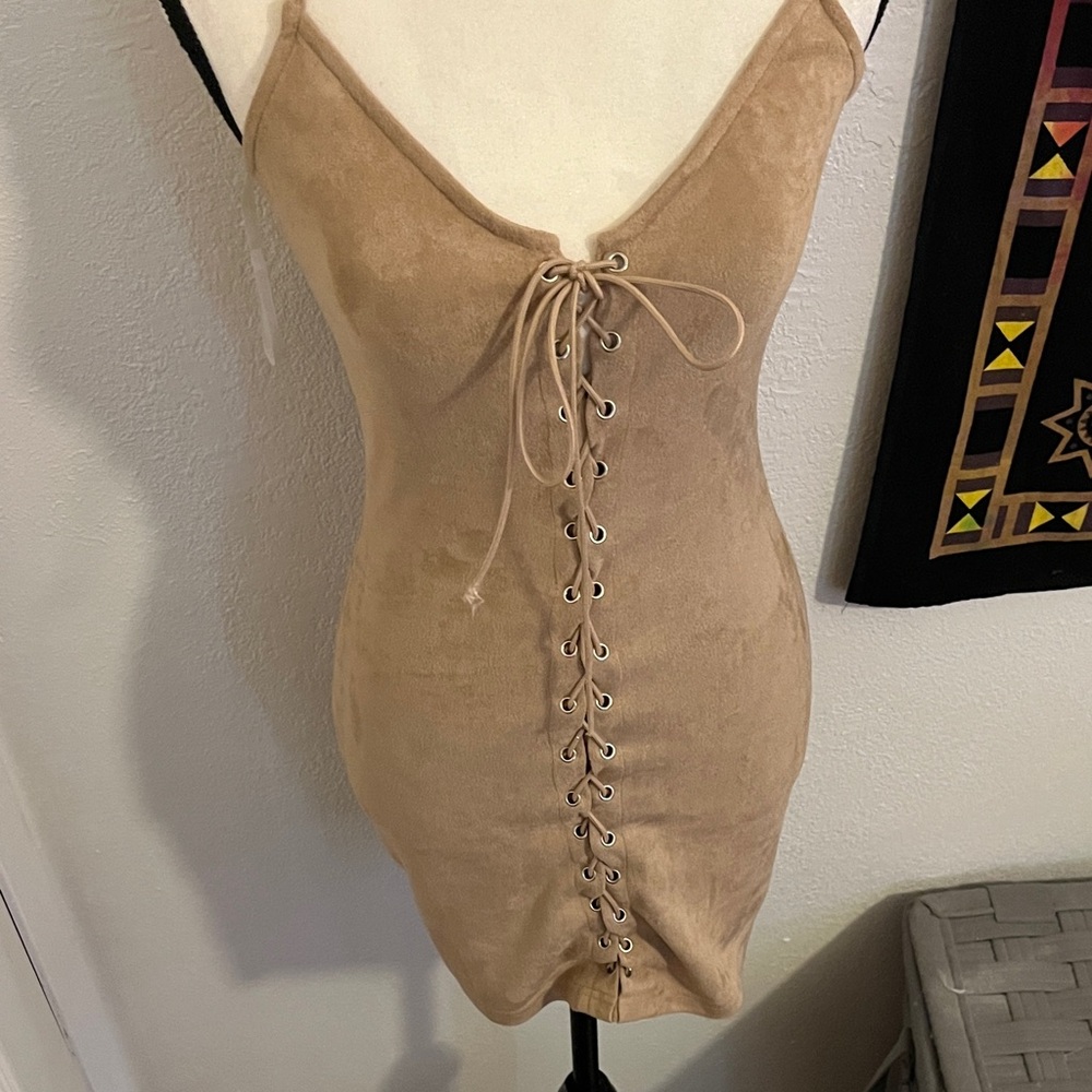 Windsor Tan Fashionable Dress